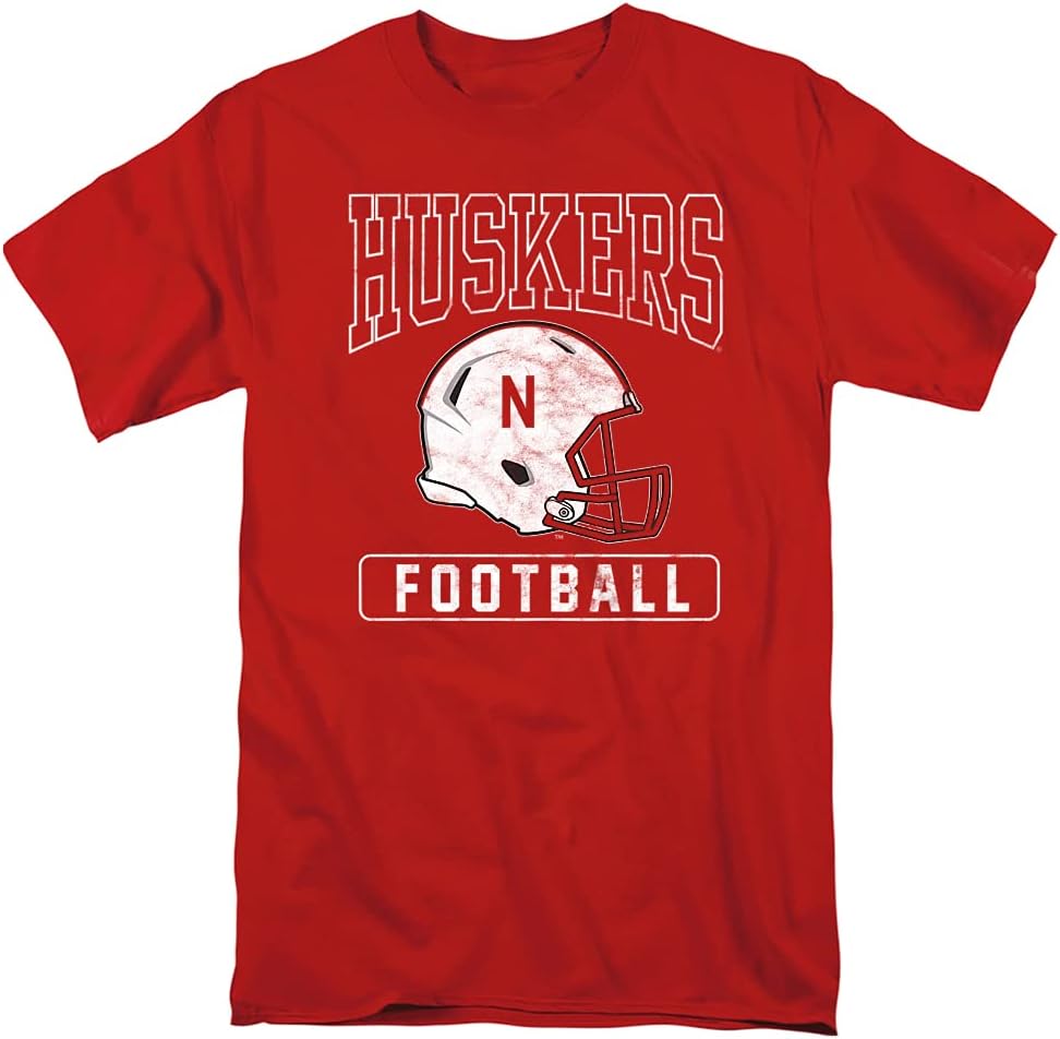 University of Nebraska Official Football Helmet Unisex Adult T Shirt