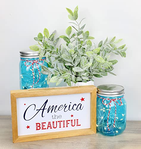 AuldHome-Design-4th-of-July-Signs-Set-of-2-Decorative-Wood-Americana-Patriotic-Signs-for-Memorial-Day-and-Independence-Day-Home-Decor-85-x-5-Inches AuldHome Design 4th of July Signs Set of 2 Decorative Wood Americana Patriotic Signs for Memorial Day and Independence Day Home Decor 85 x 5 Inches