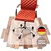 SCHMIEDWERK Bürostuhl Unterlage versch. Größen - Bodenschutzmatte für Schreibtischstuhl Antirutsch in transparent milchweiß | Made in Germany (80x120cm)