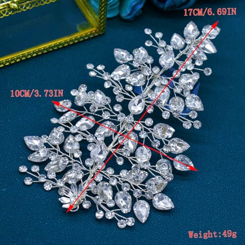 2-PCS-Wedding-Headpiece-for-Bride-Handmade-Bridal-Hair-Accessories-Rhinestone-Bride-Headband