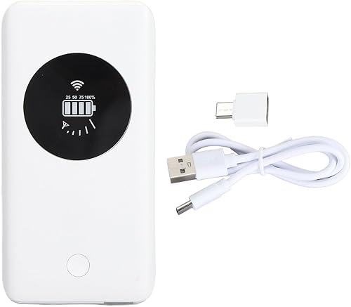 Miniatura 8 de 4G LTE móvil, punto de acceso portátil global desbloqueado 10000mAh, entrada USB C, punto de acceso portátil de bolsillo con ranura para tarjeta SIM