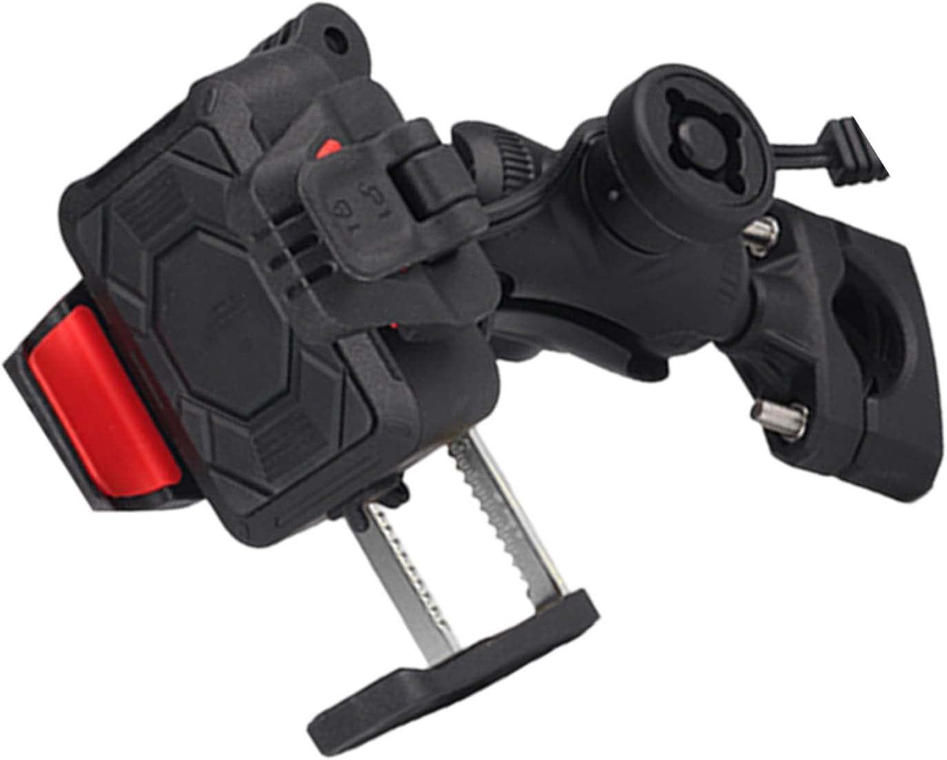 Shockproof Rotating Motorcycle Phone Holder Handlebar/Rearview Mounted Stand 15W & USB C 33W Fast Charging Type C Motorcycle Phone Holder