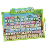 Tableaux d'alphabet pour mur : disposés pour les premières compétences linguistiques, avec chaque lettre associée à une illustration, jouets d'apprentissage de l'alphabet