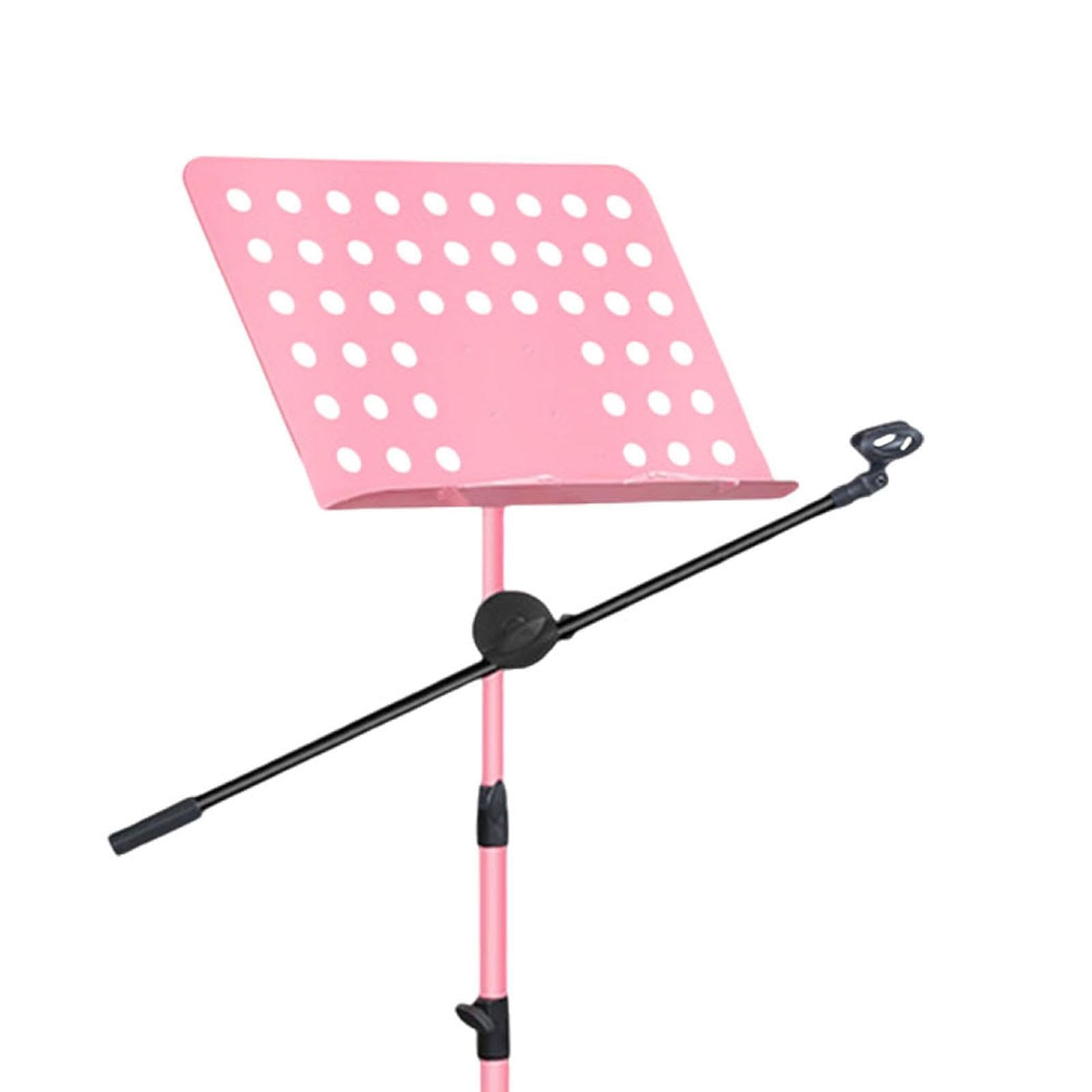 Notenständer, Zusammenklappbarer Tisch Notenständer für Unterwegs, Rosa