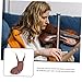 Parliky Comfortable Violin Shoulder Rest 3/4 4/4 Size Skin-Friendly Chin Pad for Violin Soft Multi-Function Support Accessory for Adult Players