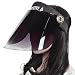 Women Summer Sunhat Solar Face Shield Cap Visor Sun Cover Hat Anti-UV Cap (Black)