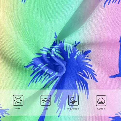 Girls Underwear Toddlers 2t Cotton Little Girl Panties Fun Kids Briefs Undies Palm Tree Pastel Rainbow Gradient3