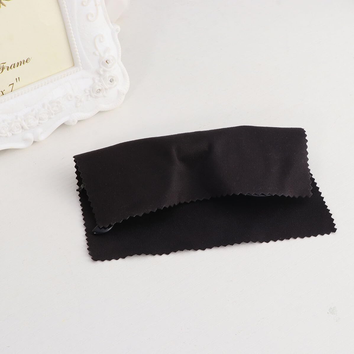 100 pezzi Panni per Pulizia Schermi e Lenti in Microfibra Neri da Riutilizzabili Morbidi senza Pelucchi per Occhiali Smartphone e Superfici Delicate