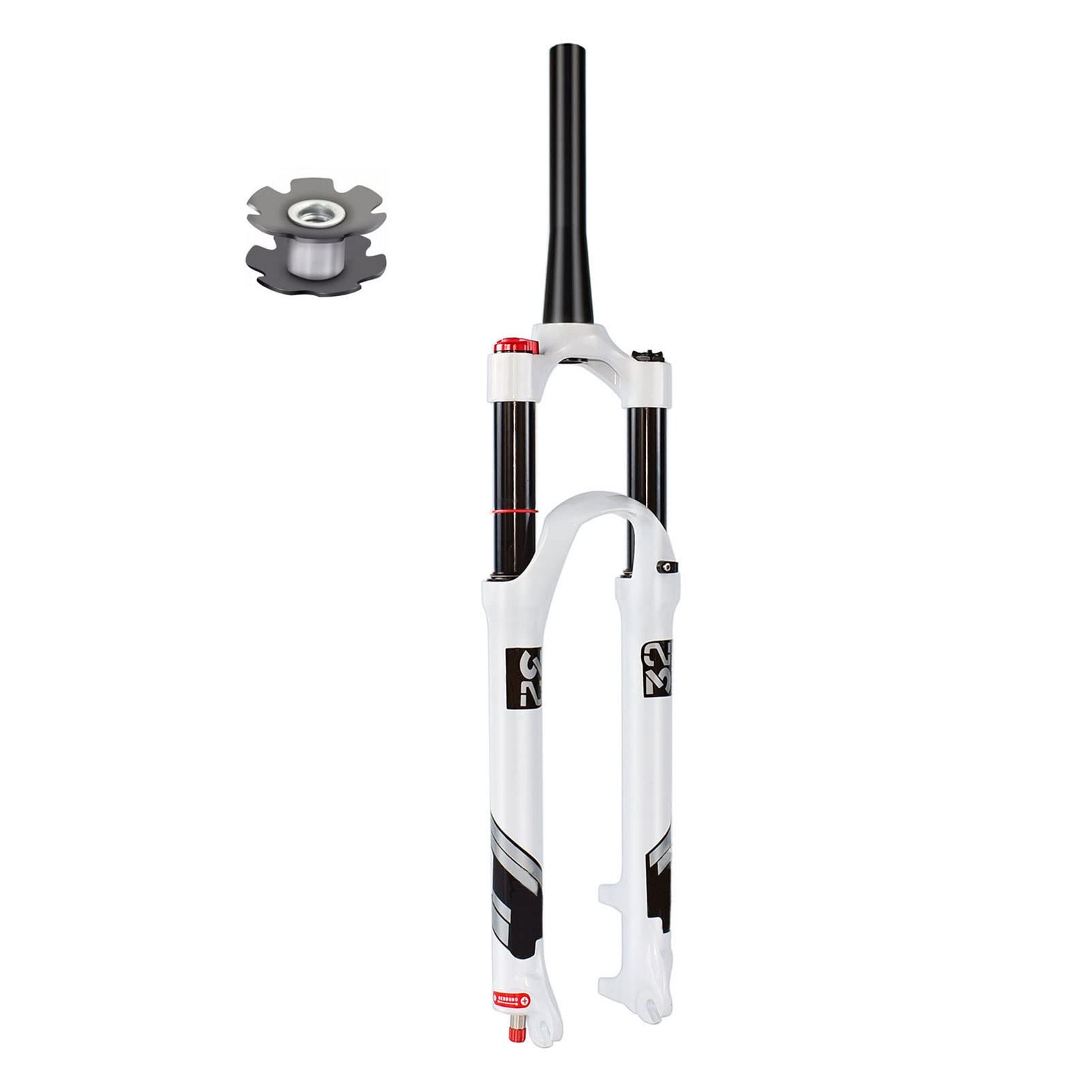 Fourche à suspension pneumatique en aluminium haute précision de 130 mm pour VTT