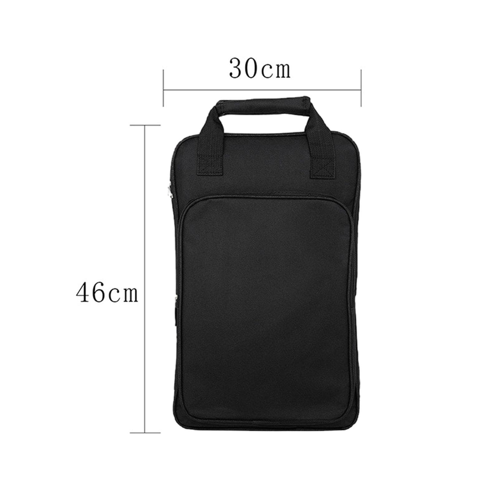 Amagogo Drumstick Bag Mallet Bag Rucksack Portable Waterproof Drumstick Storage Backpack for Drumstick Storage Playing Accessories, Black