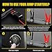 Jump Starter Battery Pack, 4500A Peak Car Battery Charger Jump Starter for Up to 10.0L Gas or 8.0L Diesel Engine,12V Car Jumper Starter Portable with Full LCD Screen (4500A)