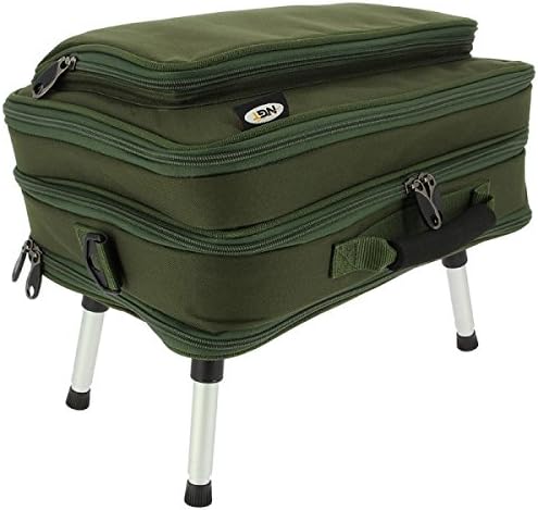 NGT Deluxe Two Tier Adjustable Anglers Fishing Box Case System with Bivvy Table