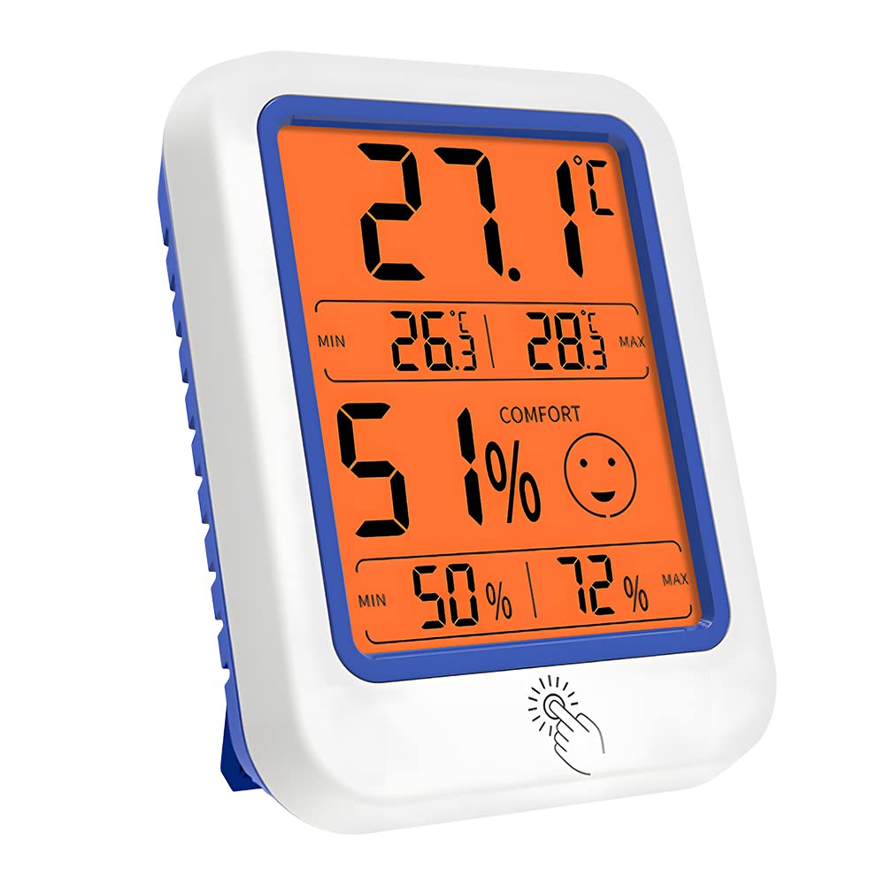 KEWO Digital Hygrometer Indoor Thermometer Humidity Gauge with Large