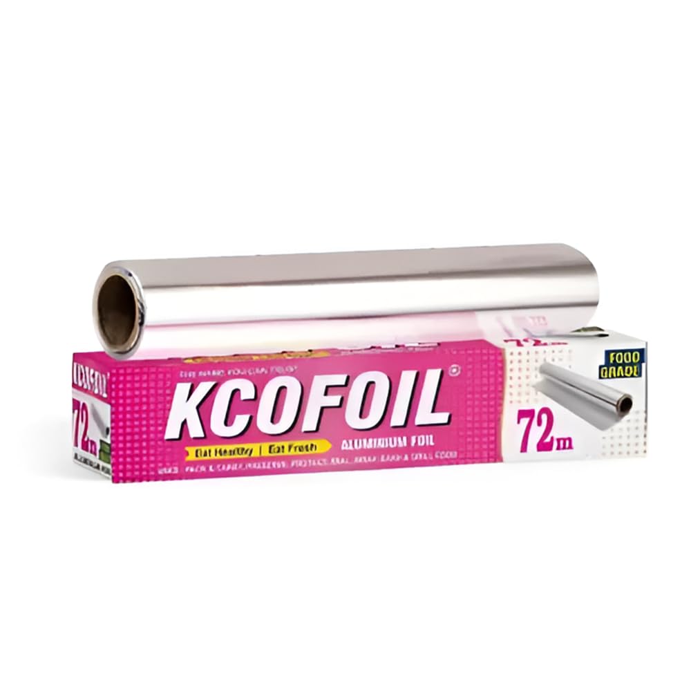 72M Aluminium Silver Kitchen Foil Roll Paper Aluminium Foil