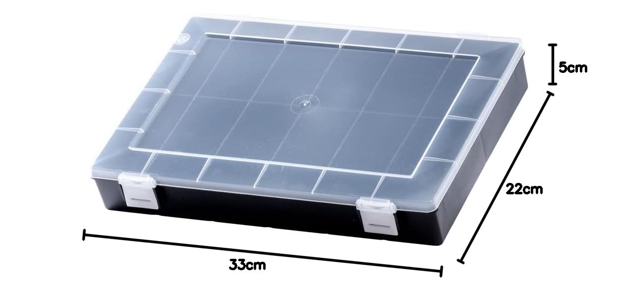 Scatola Di Smistamento H&uuml;nersdorff - 24 Scomparti, Trasparente, Per Viti E Piccoli Oggetti