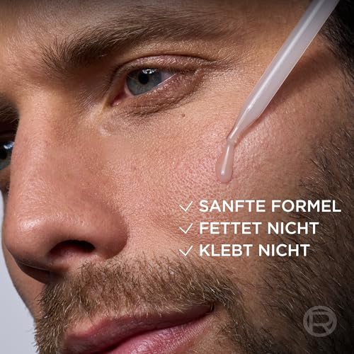 L'Oréal Men Expert Sérum visage anti-rides pour hommes, soin hydratant anti-âge pour peaux fatiguées et mates, sérum homme hautement dosé à l'acide hyaluronique, Power Age, 1 x 30 ml – Image 6