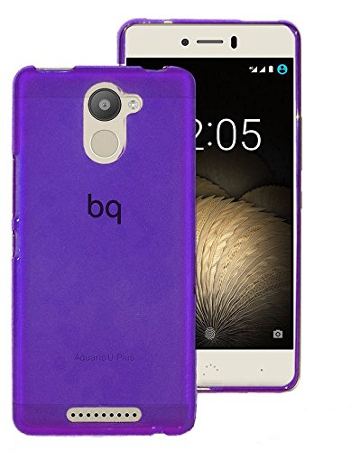 Todobarato24h Funda TPU Lisa Morada Compatible con BQ Aquaris U Plus