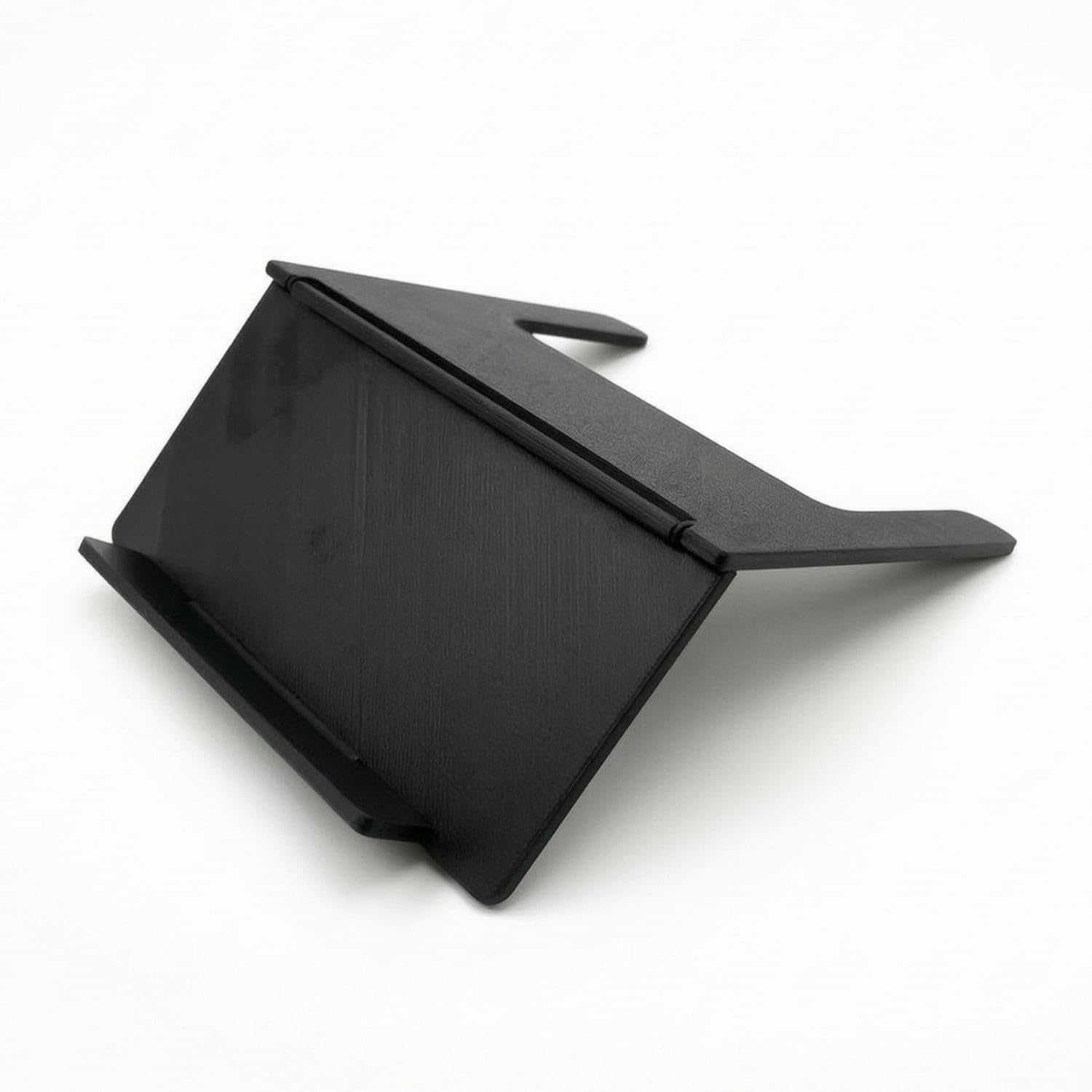 Foldable Tabletop Card Stand Compact Card Holder Stand Space-Saving Rack Lightweight for Mahjong Players, Board Gamers, Game Tables, Black-image-22