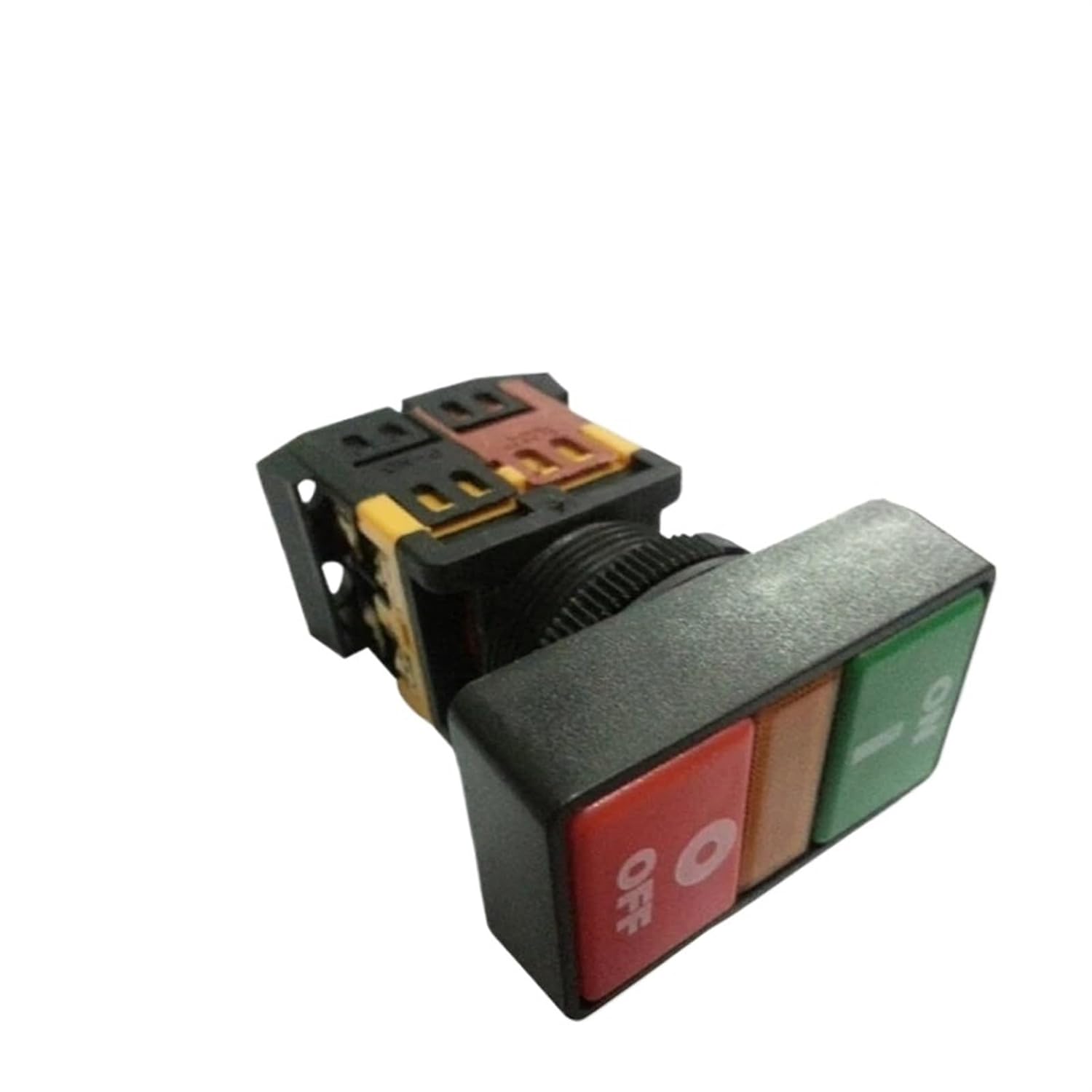 22mm Push Button Switch 10A ON-Off 2 Positions 4 Screws Electric Control PPBB-30N 1Pcs