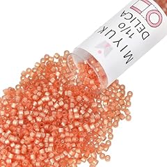 DB0622 - Silver-Lined Peach Alabaster Dyed