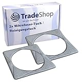 2x Mikrofaser-Tuch/Reinigungstuch/Wischtuch ersetzt W-S032 für Ecovacs Winbot W-930 W930