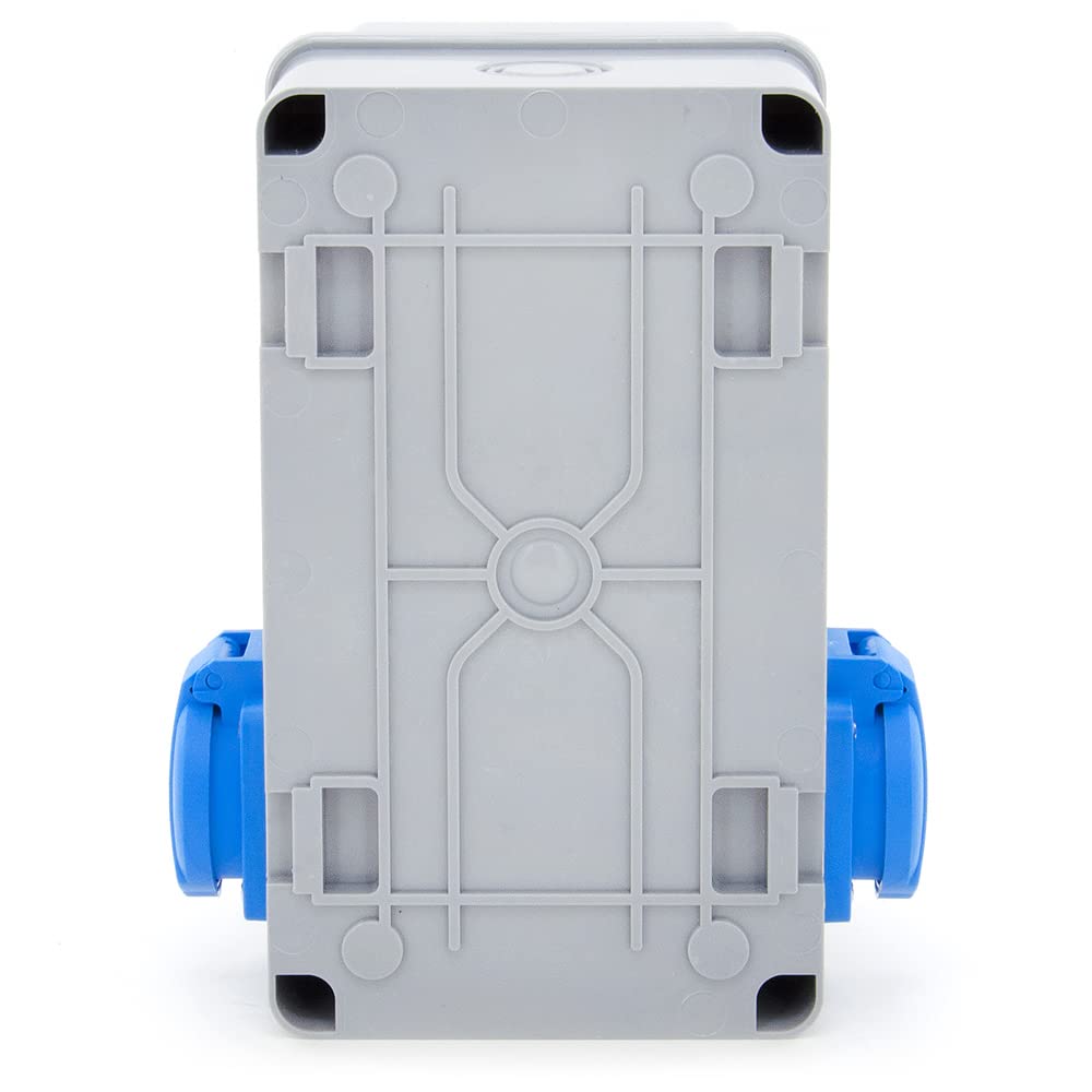 6 moduli distributori di corrente da parete, scatola di distribuzione con 2 x 230 V Schuko + interruttore di protezione del condotto, 2 x LS, 1 x CEE 16 A + LS, cablato, pronto per il