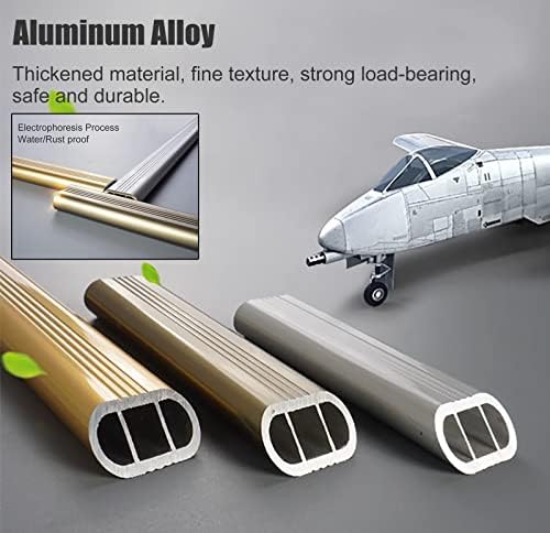 Heavy Duty 2.4mm Metal Closet Rod - 18in Wall Mount Clothes Bar for Bedroom, Bathroom, or Boutique - Modern Wardrobe Pole for Hanging Clothes & Organizing Cabinets