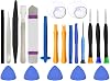 Mobile Phone Repair Tool Kit, 21PCS Open Repairing Disassembly Tools Professional Repair Precision Screwdriver Set Phone Screen Removal Cleaning Repair Kit Compatible with iPhone, iPad, Cellphone