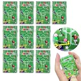 10 Soccer Pinball Games with Maze Challenge Mini Handheld for Travel