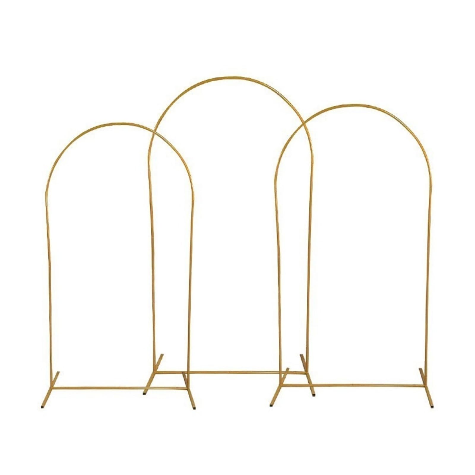 Soporte para cartel de bienvenida de boda Soporte de arco dorado for decoración fiestas 4FT/5FT/6FT/6.6FT/7.2F(4FT 50x120cm)