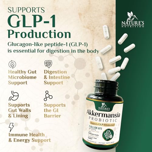 Nature's Nutrition Akkermansia Probiotic 2 Billion AFU