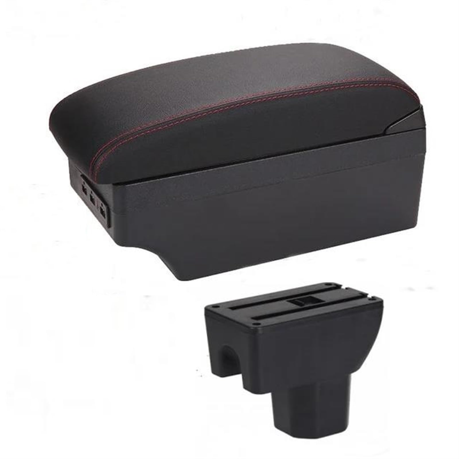 Ysdsls C-Black Red Line Center Console Armrest Storage Box For Ignis Car Interior Parts Modification Accessories