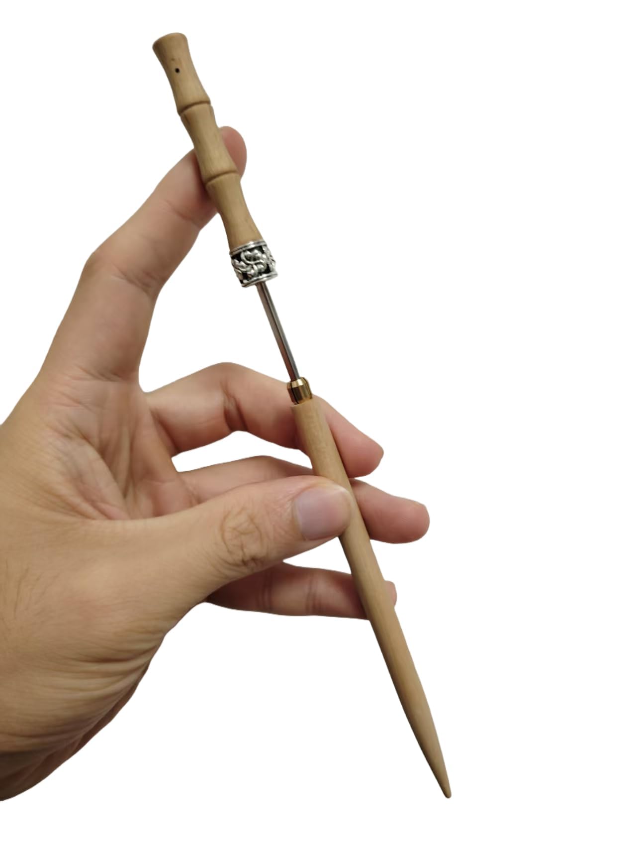 MYAROMA FINDINGS Wooden Sheath Sword Hair Pin 4.9 Inch Steel Hair Stick for Women, Decorative Bun Holder, Gothic Renaissance Festival Hair Accessory Original