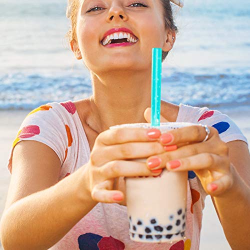 Pitillos Jumbo para Smoothies, Multicolor, Paquete 100 Piezas miniatura 5