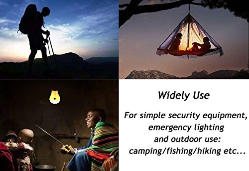 image for Viewpick Solar Garden Lights LED Lantern Tent Lamp Bulb 3 Modes Batter