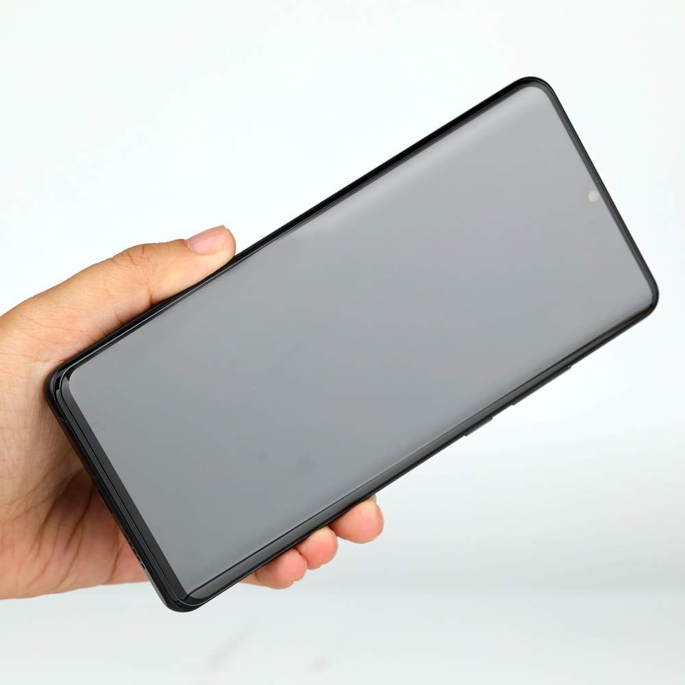 Ibywind Screen Protector for Huawei P30 Pro[Pack of 2][9D Full Curved] with Camera Lens Tempered Glass Protector,Back Carbon Fiber Skin Protector,Including Easy Install Kit
