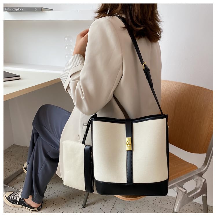 Large Bucket Bag for Women Stylish Crossbody Bag Cute Shoulder Bag Casual Tote with Adjustable Strap3
