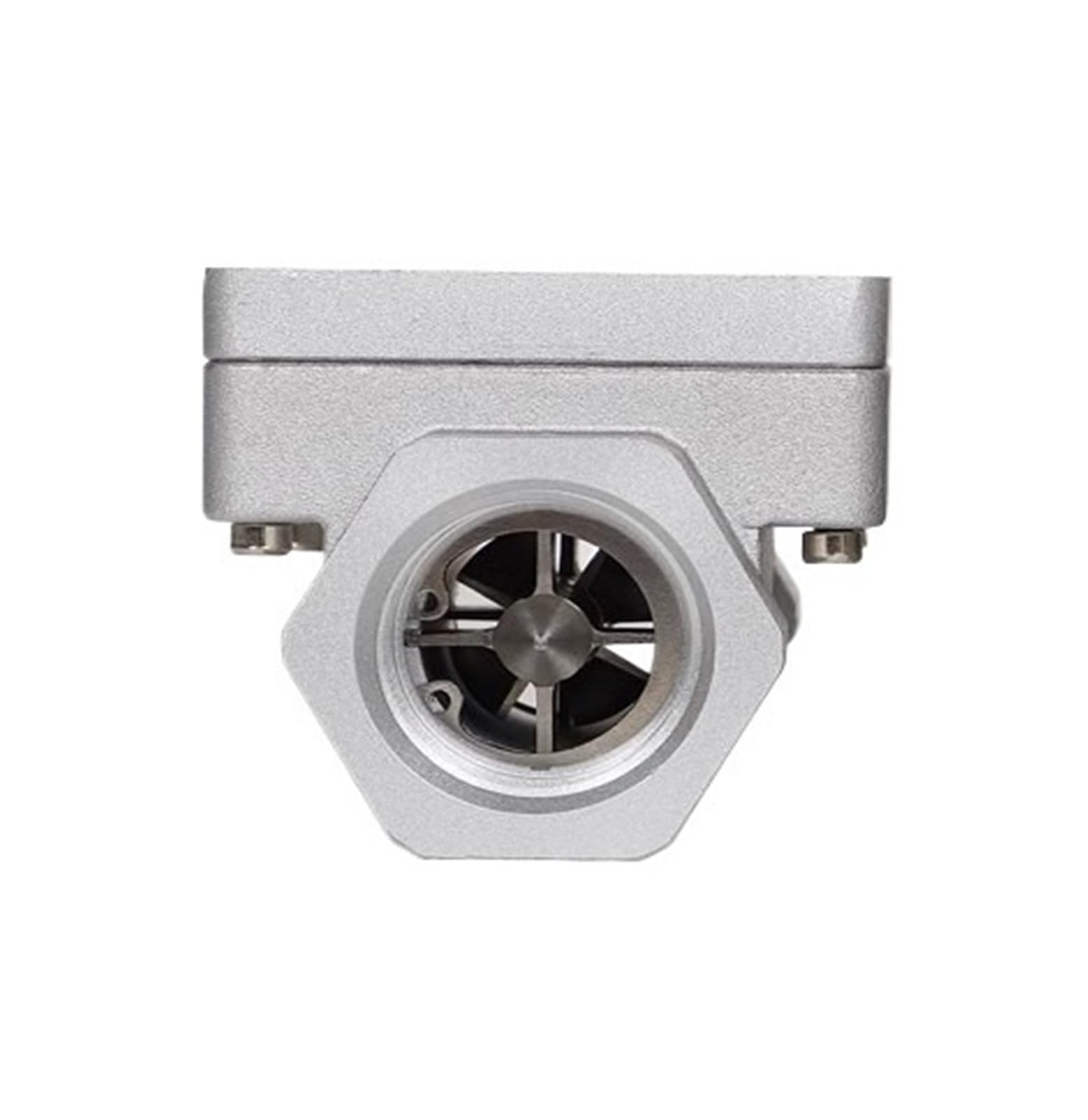 Medidor de flujo líquido aluminio Agua tubería digital(1.5"internal thread)