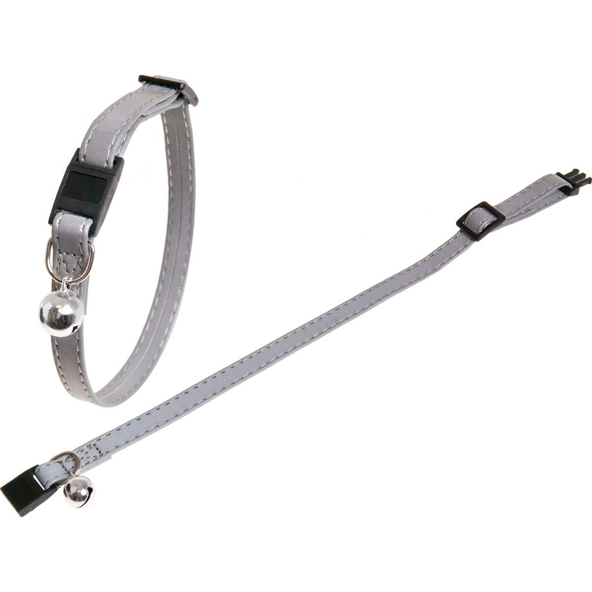 CAT COLLAR SILVER REFLEC 30CM 10MM