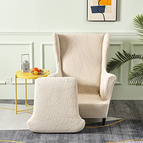 GKXLH Wingback Chair Covers 2 Piece Set - Image 3
