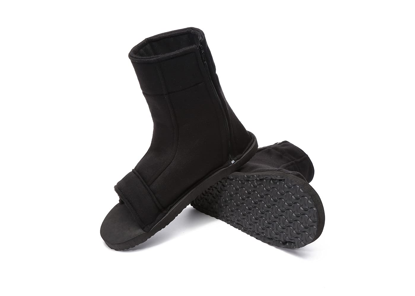 Anime Ninja Cosplay - Zapatos negros para Halloween [US 5 - US 11] [Adulto/niño]
