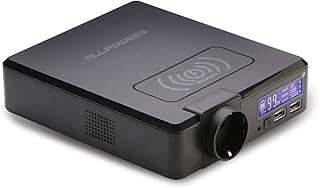 ALLPOWERS S200 Centrale Elettrica Portatile 154Wh/41600mAh, Power Bank con 200W Presa AC, 60W USB-C, Uscita Wireless, Generatore solare per Emergenza, Campeggio, Viaggi, Casa