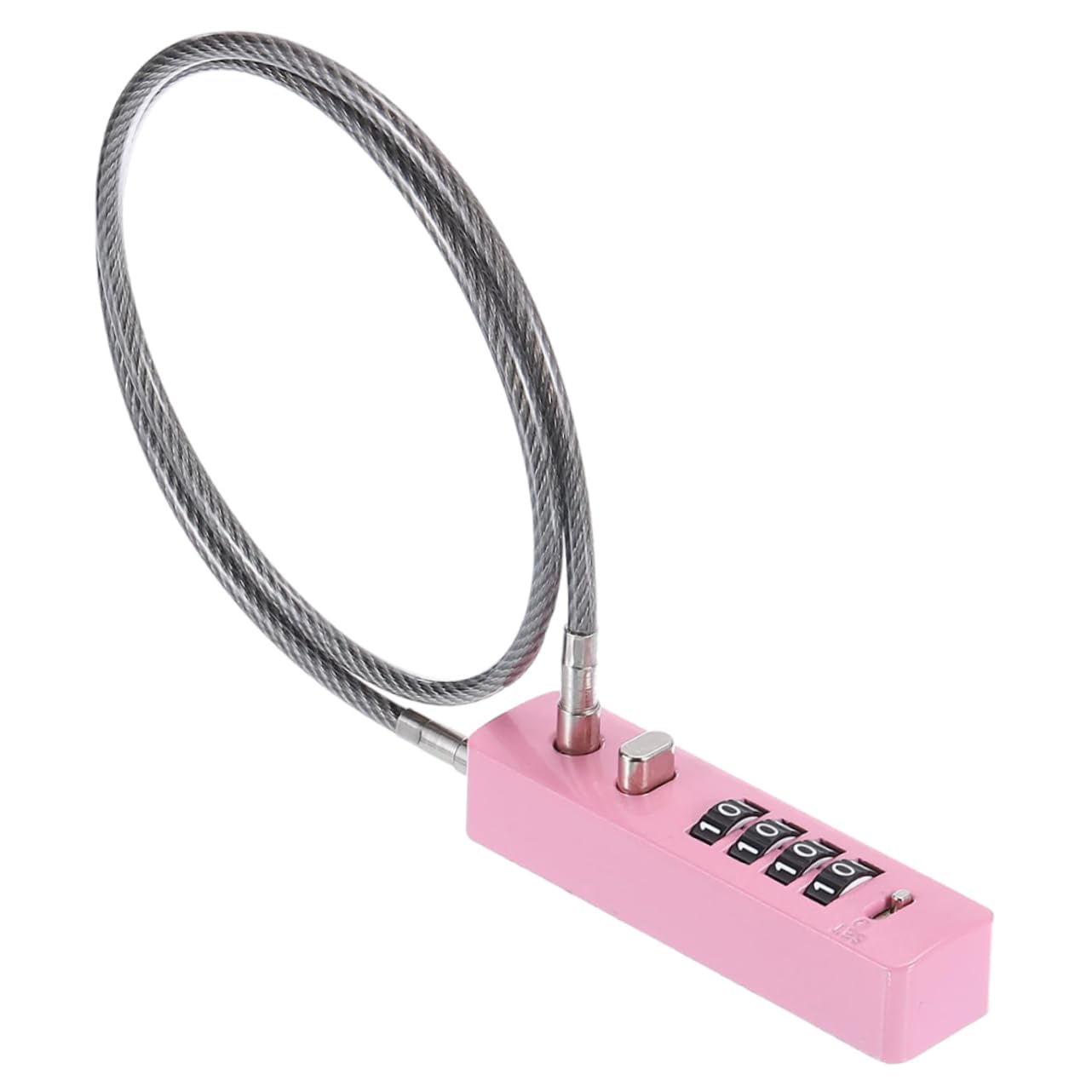 Mikikit Portable Combination Cable Lock Bike Supplies Electric Bike Accessories Wire Lock Splashproof