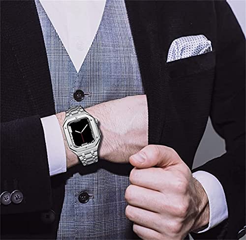 Bracelet Apple Watch acier inoxydable pour boîtier 42mm à 45mm - 6