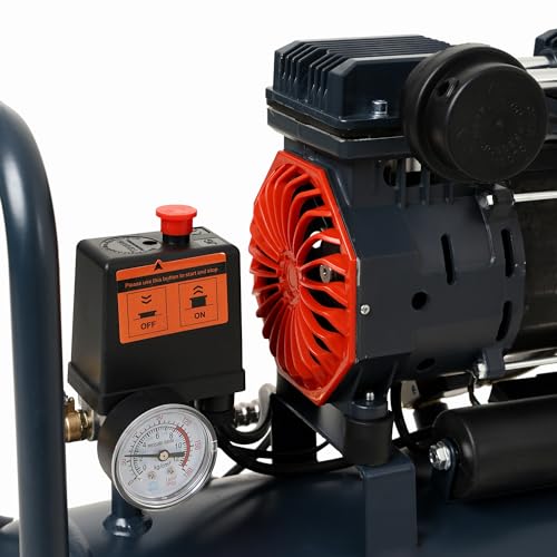 Image of HYCO Oil Free Air Compressor, 2HP, 30L Metal Tank, Electric Powered, High Speed Technology with Copper Winding, Taiwan Made