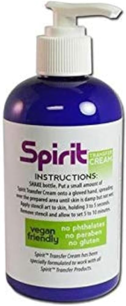 Spirit Classic Transfer Cream 8 oz Bottle