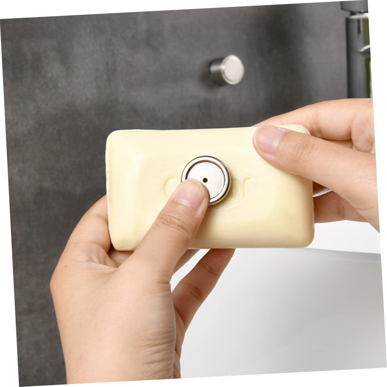 6stücke Teiliges Magnetischer Seifenhalter Wandmontage Seifenablage Für Badezimmer Küche Und Hotel rutschfest Kein Bohren Schnelles Abtropfen
