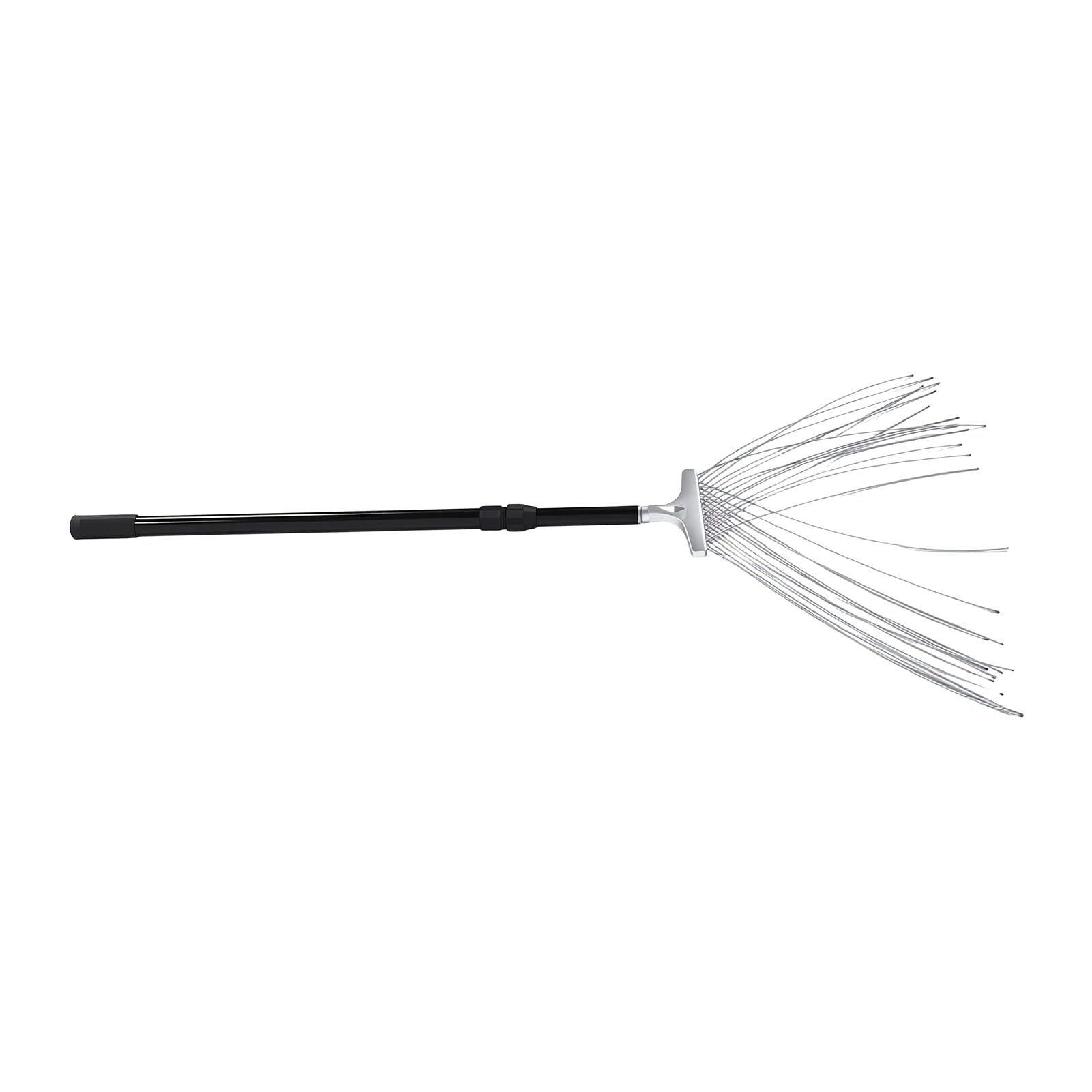 Generic Gaśnica Mop Teleskopowa Miotła z Drutu Stalowego z torbą do Przechowywania do Gaszenia Pożarów Lasów 130 Cm