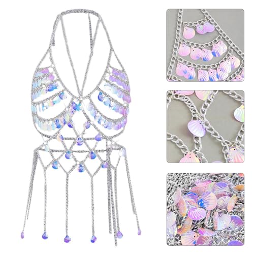 Top dénudé à paillettes pour sublimer un dos nu plongeant - 2