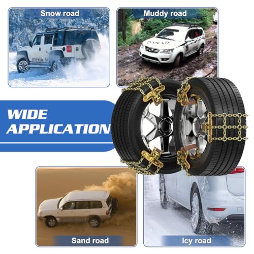 Lilypelle SNOW CHAINS- T Upgraded Snow Chains 6 Pack thumb #5